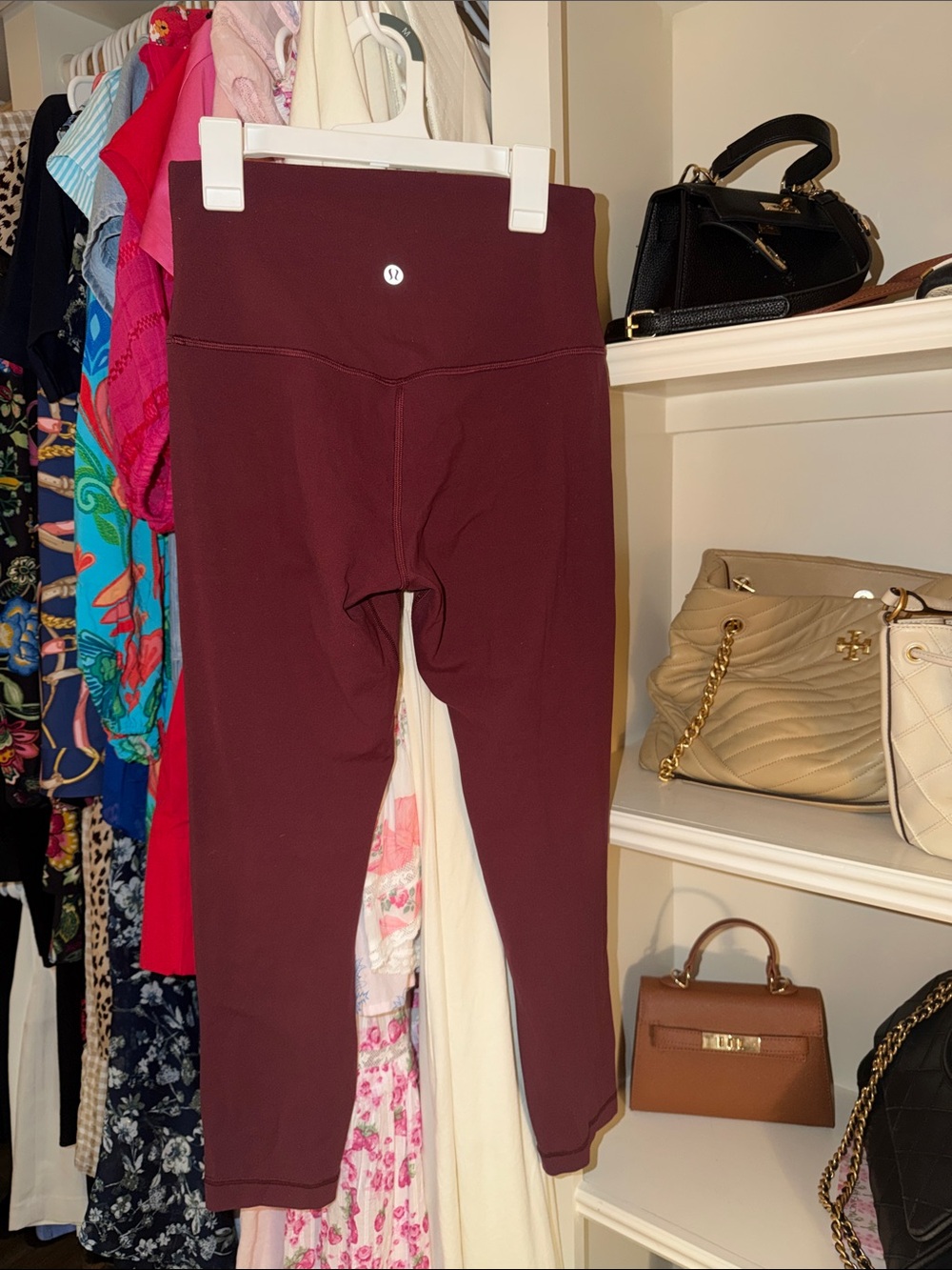 Lululemon 23” Burgundy Align Leggings size 6